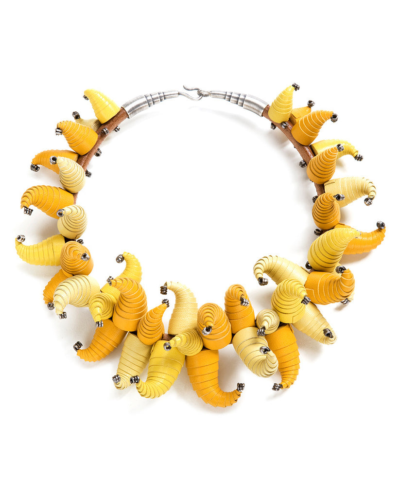 Yellow Cone Necklace